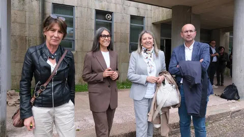 Los cuatro ediles.