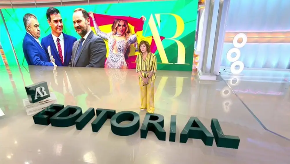 Frame del editorial de hoy lunes 19 de mayo de Ana Rosa Quintana