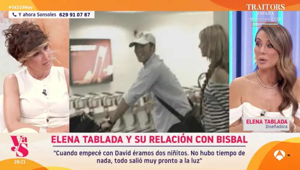 Captura de Elena Tablada en 'Y ahora Sonsoles'