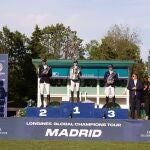 Podio del Gran Premio de Madrid del Longines Global Champions Tour 2025