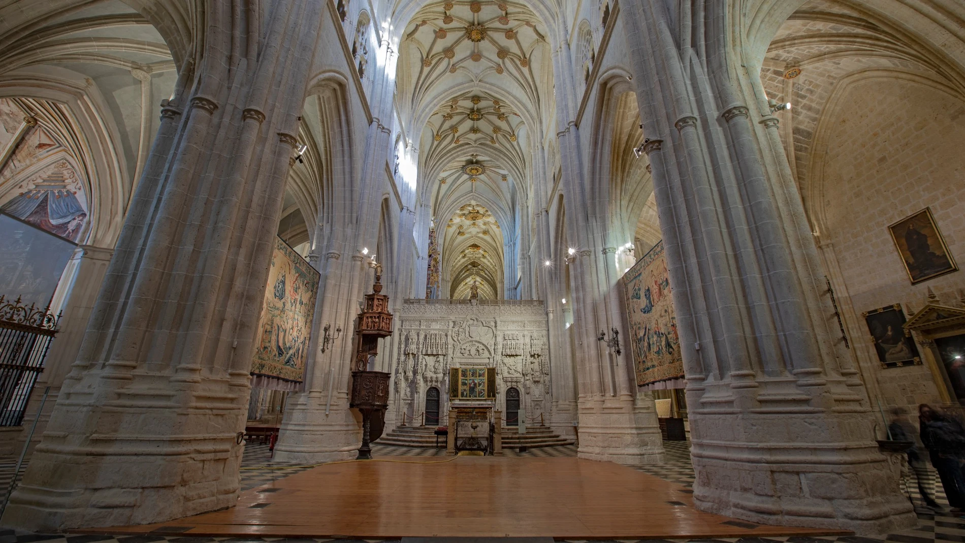 Nave central de la Catedral de Palencia