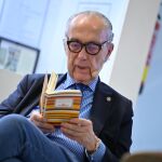 Luis Alberto de Cuenca, el pasado sábado en el Centro de Congresos de Barbastro