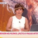 Sonsoles Ónega, obligada a frenar a uno de sus colaboradores por lo que comenta sobre Eurovisión