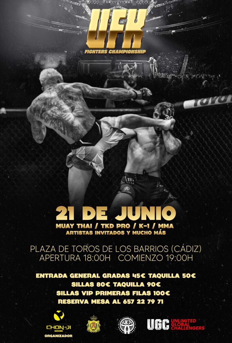 Cartel de la velada del 21 de junio en Los Barrios