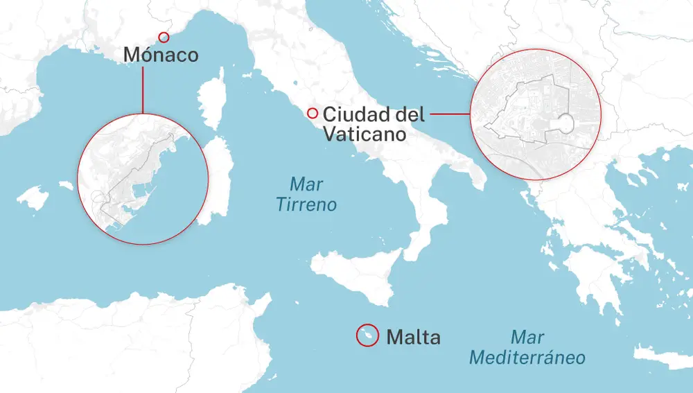 Países sin río