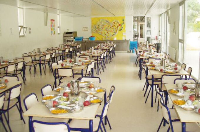 El comedor de un colegio 