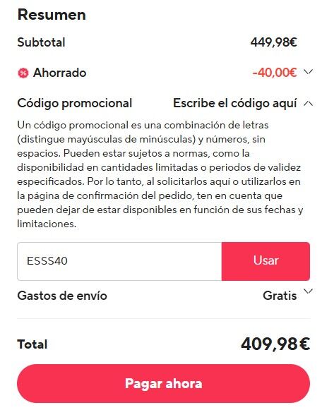 Cupón de descuento para la PlayStation 5