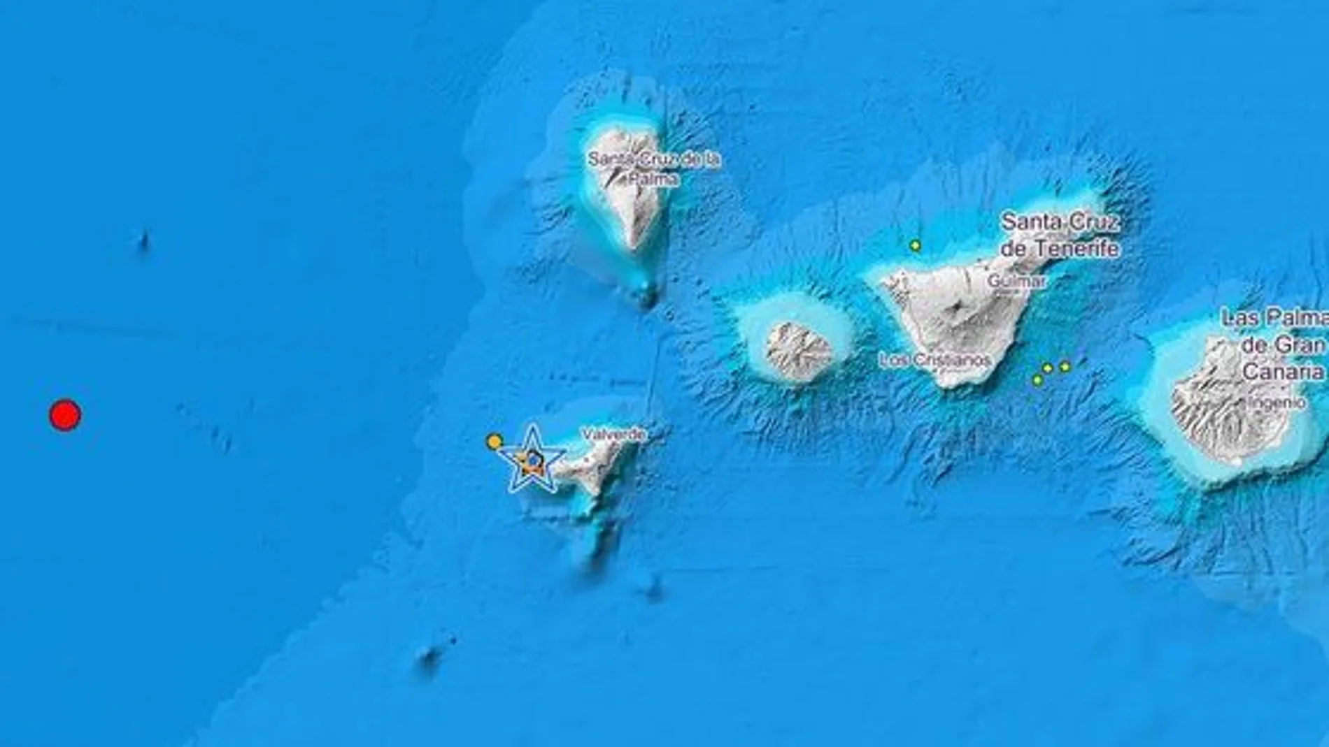 Once terremotos consecutivos hacen temblar el suelo de Canarias