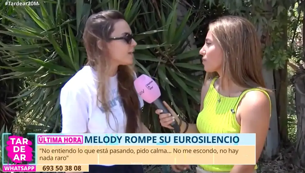Captura de Melody en el programa 'Vamos a ver'