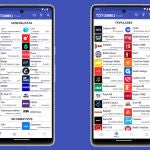 La interfaz de la app oficial de TDT Channels en un móvil Android
