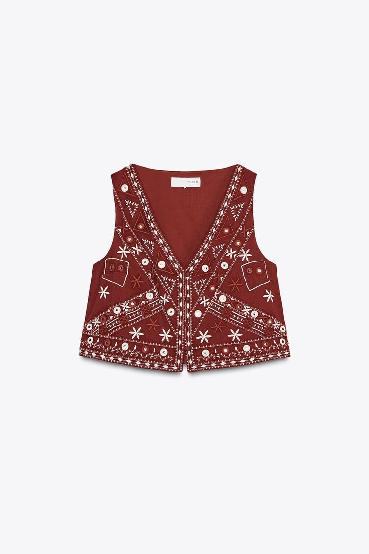 Chaleco espejos Zara.