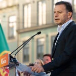 Luis Montenegro, Candidate For The Portuguese Legislative Assembly, During The Election Campaign.