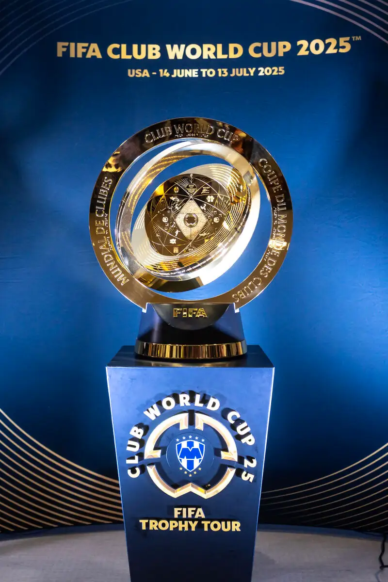 El trofeo del Mundial de Clubes llega a Monterrey