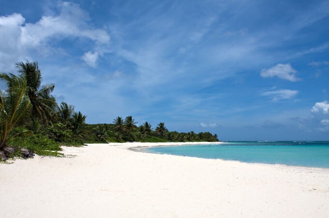 Playa Flamenco en la isla Culebra, Puerto Rico