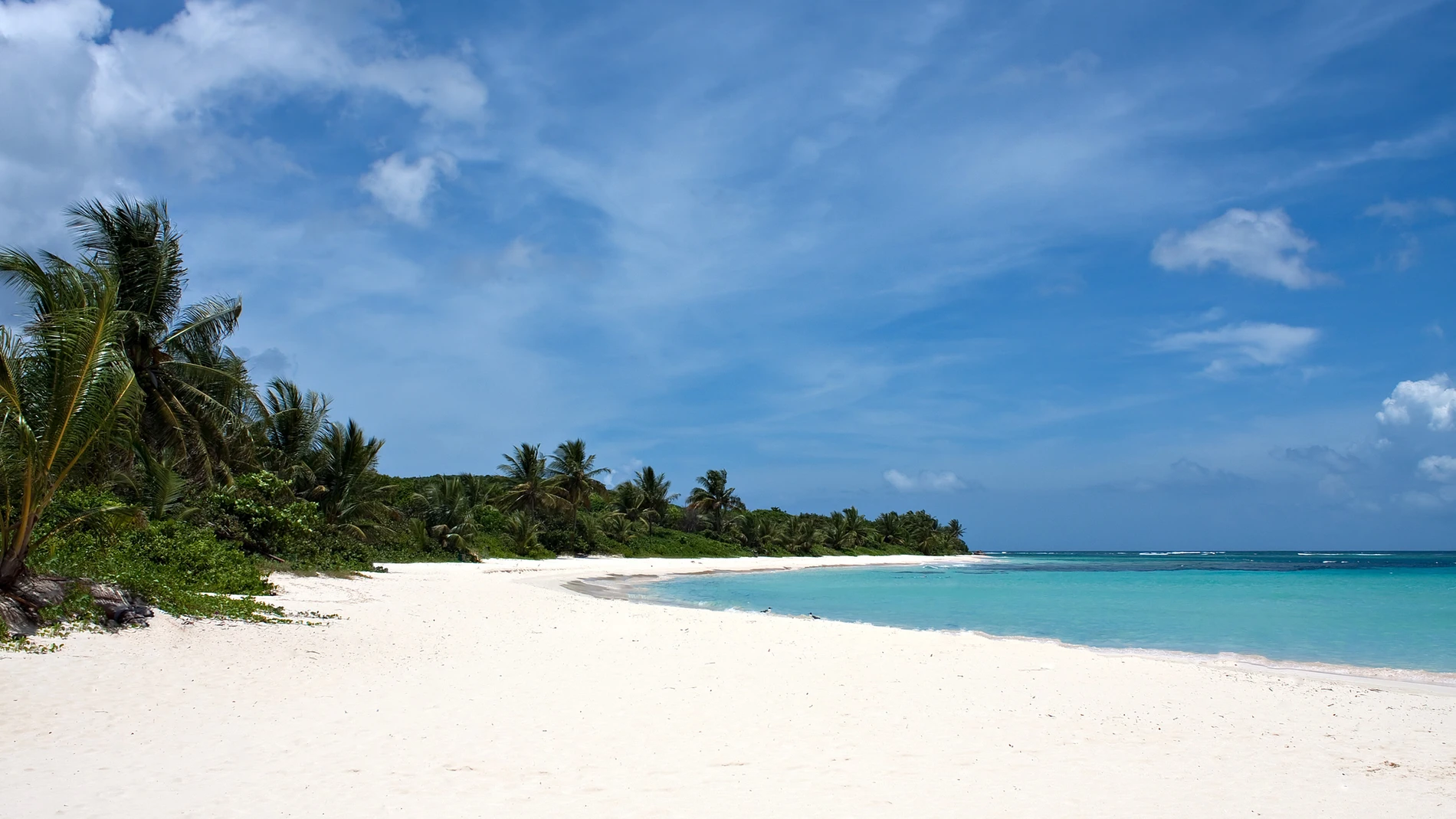 Playa Flamenco en la isla Culebra, Puerto Rico