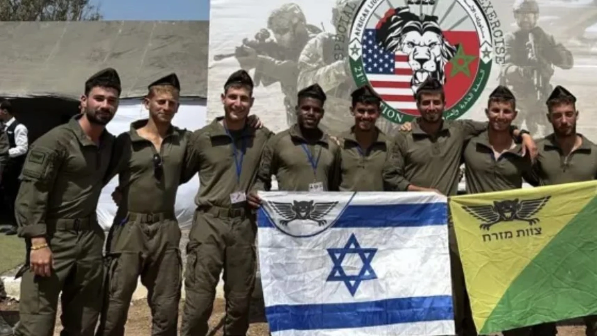 Soldados israelíes en la maniobras