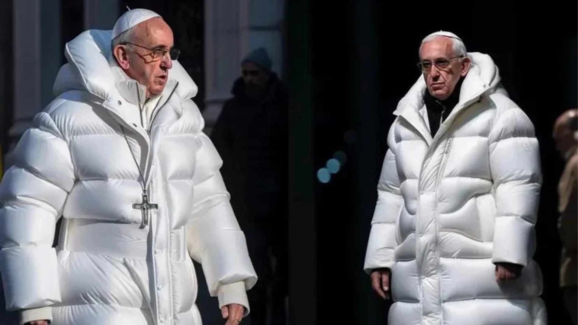 Imagen del papa Francisco creada por IA