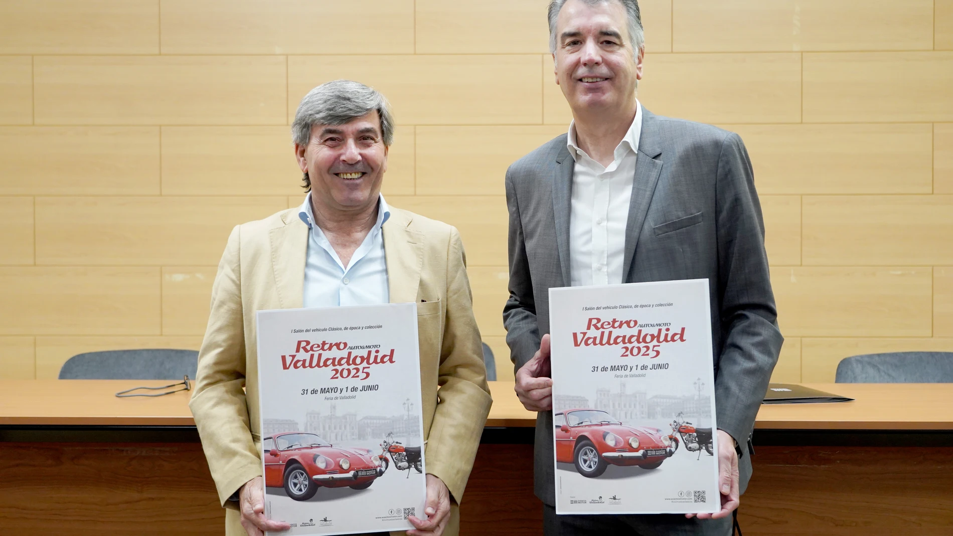José Enrique Elvira y Alberto Alonso durante la presentación del evento