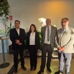 José Domínguez, Carmen Galán, Ángel Arias y José María Salamanqués