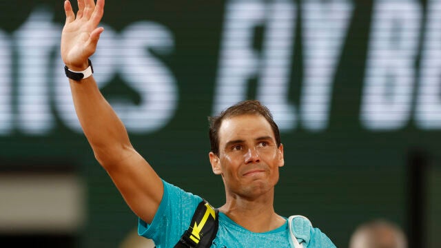 Rafa Nadal durante su último Roland Garros en 2024