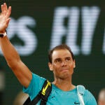 Rafa Nadal durante su último Roland Garros en 2024