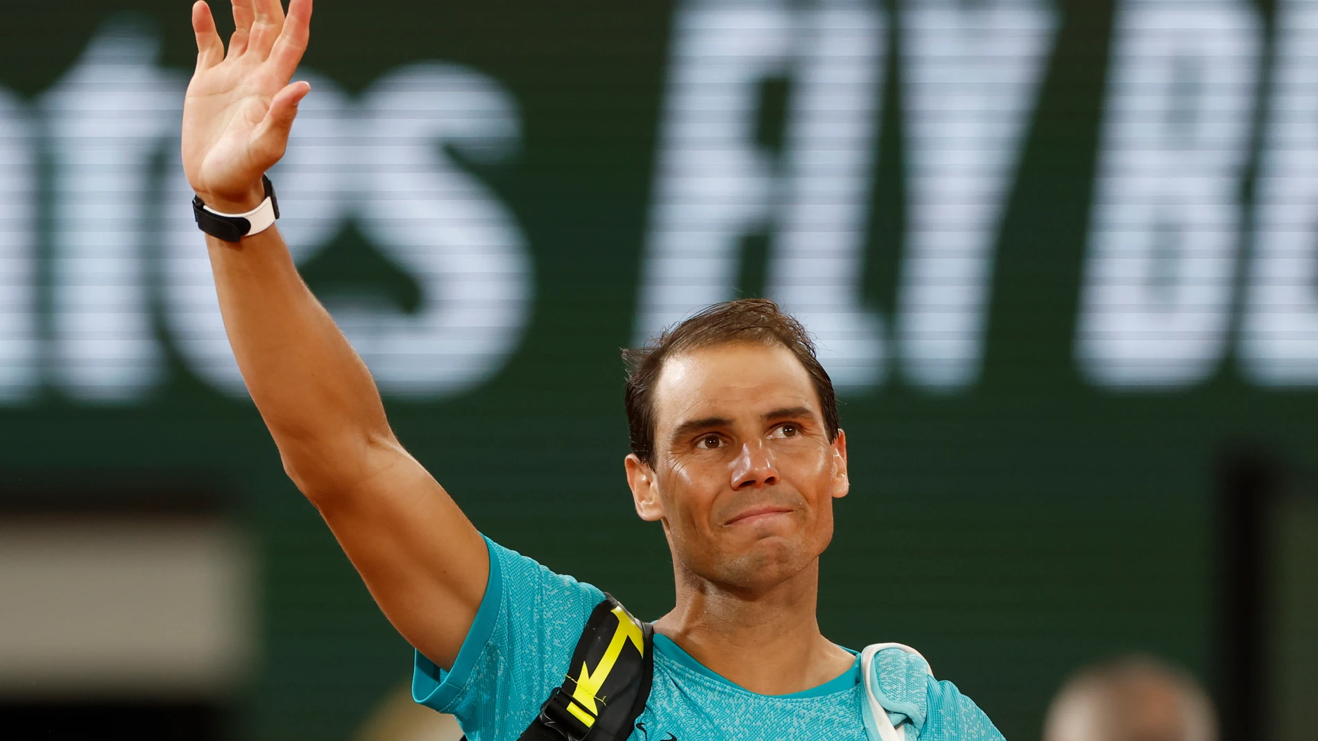Rafa Nadal durante su último Roland Garros en 2024
