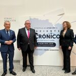 El consejero Alejandro Vázquez junto a Jesús García Cruces, Silvia Fernández y Roberto Sáiz