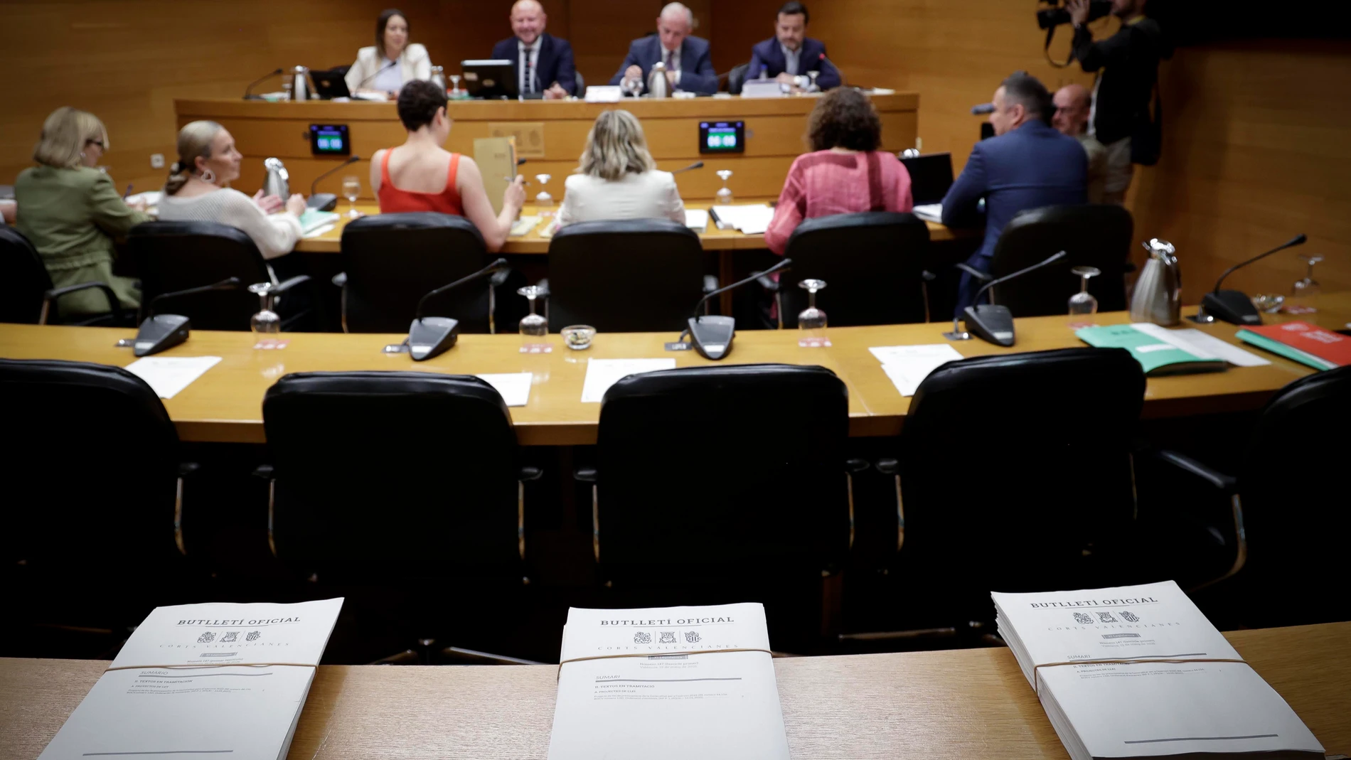 Comisión de Economía, Presupuestos y Hacienda de Les Corts REMITIDA / HANDOUT por JOSÉ CUÉLLAR/CORTS VALENCIANES Fotografía remitida a medios de comunicación exclusivamente para ilustrar la noticia a la que hace referencia la imagen, y citando la procedencia de la imagen en la firma 20/05/2025