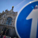 Fachada del edificio del Banco de España 