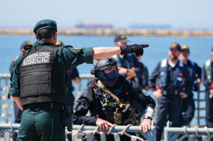 Efectivos de la Guardia Civil en el ejercicio