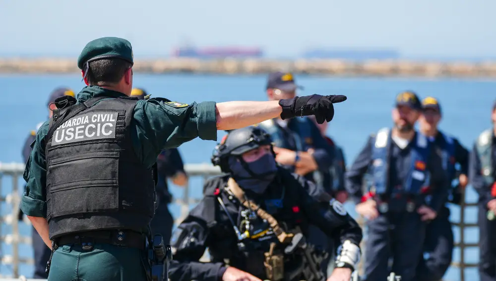 Efectivos de la Guardia Civil en el ejercicio