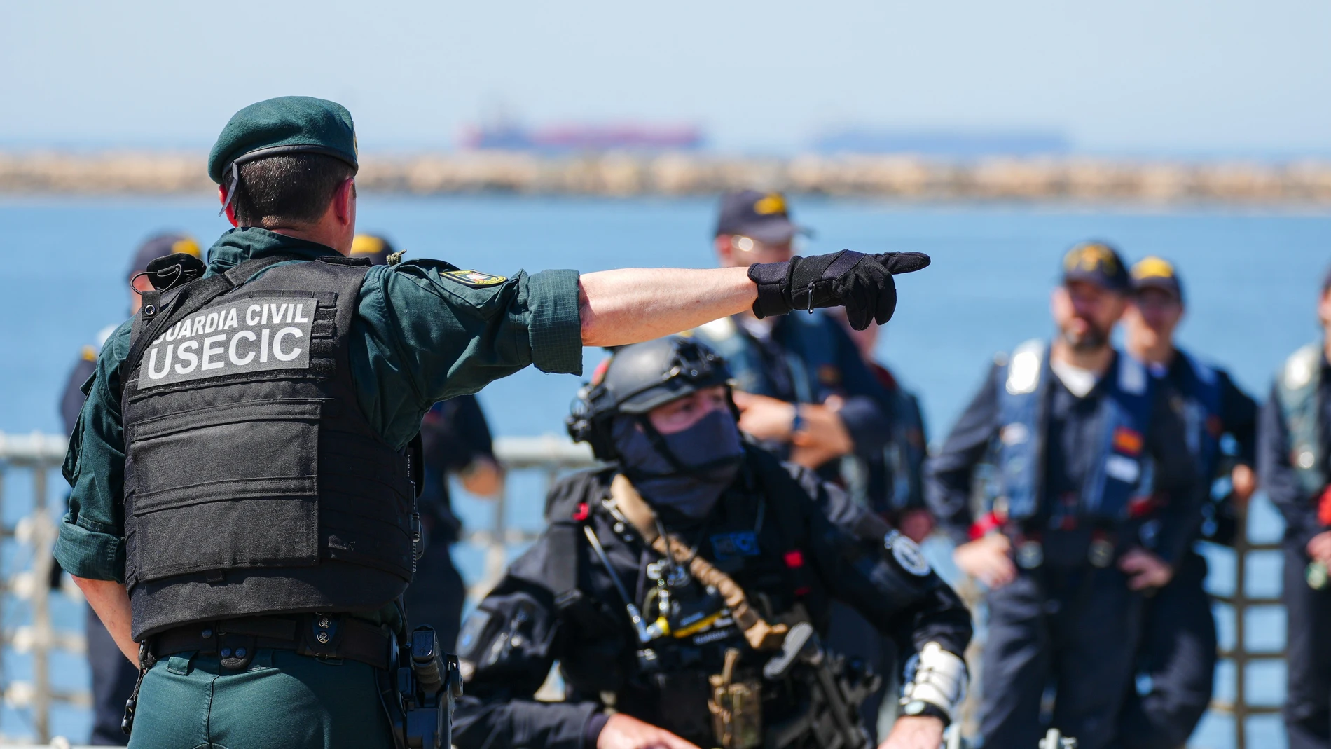 Efectivos de la Guardia Civil en el ejercicio