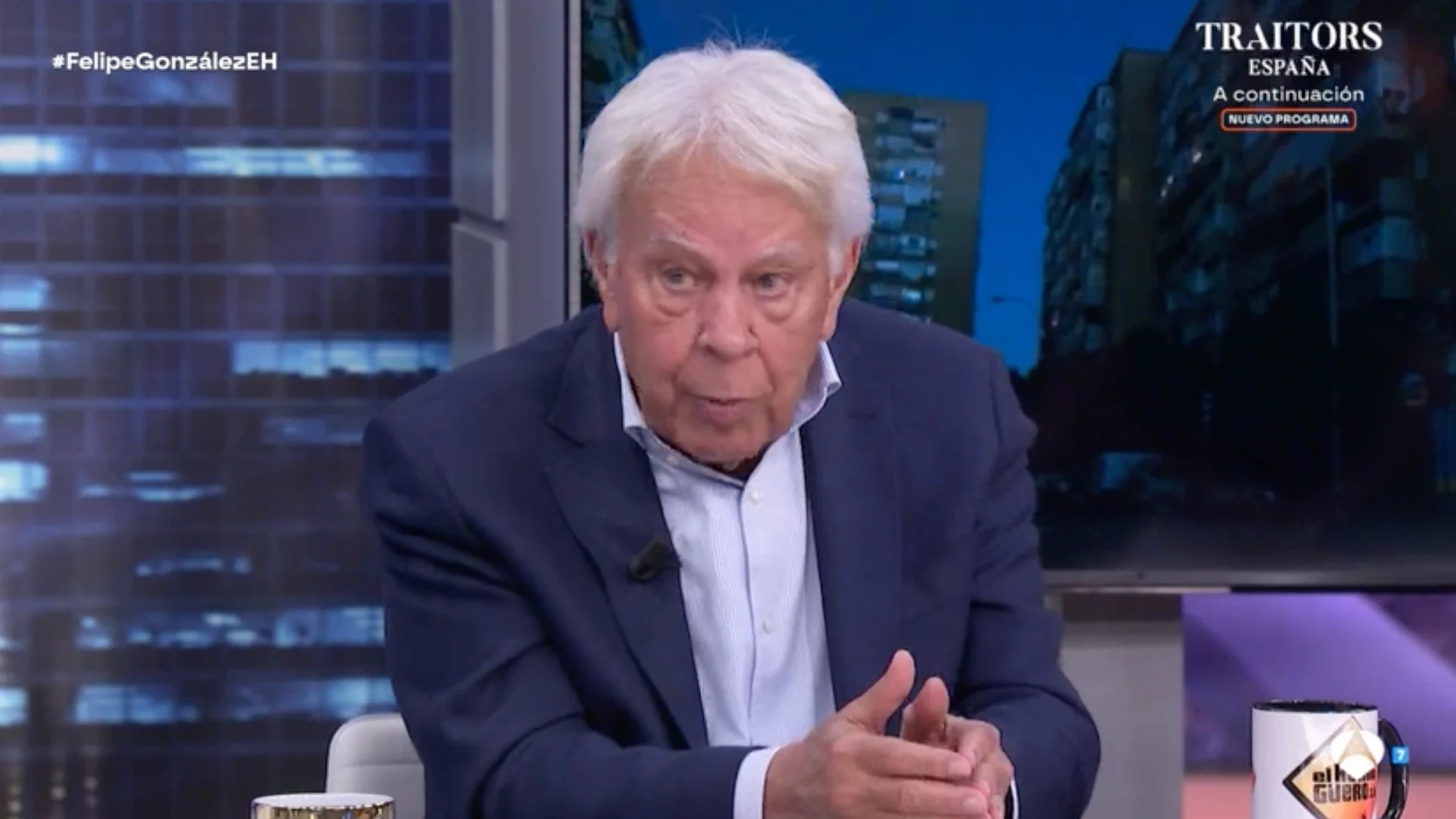 Captura de Felipe González en 'El Hormiguero'