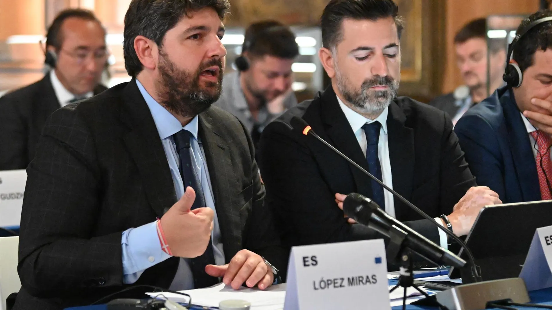 MURCIA.-Agua.- López Miras defiende la necesidad de que se impulsen planes hidrológicos nacionales y apuesta por el Tajo-Segura