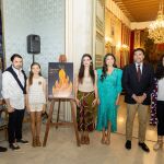 Acto de presentación del cartel de las Hogueras de San Juan y del pregonero de las fiestas hoy en el Ayuntamiento