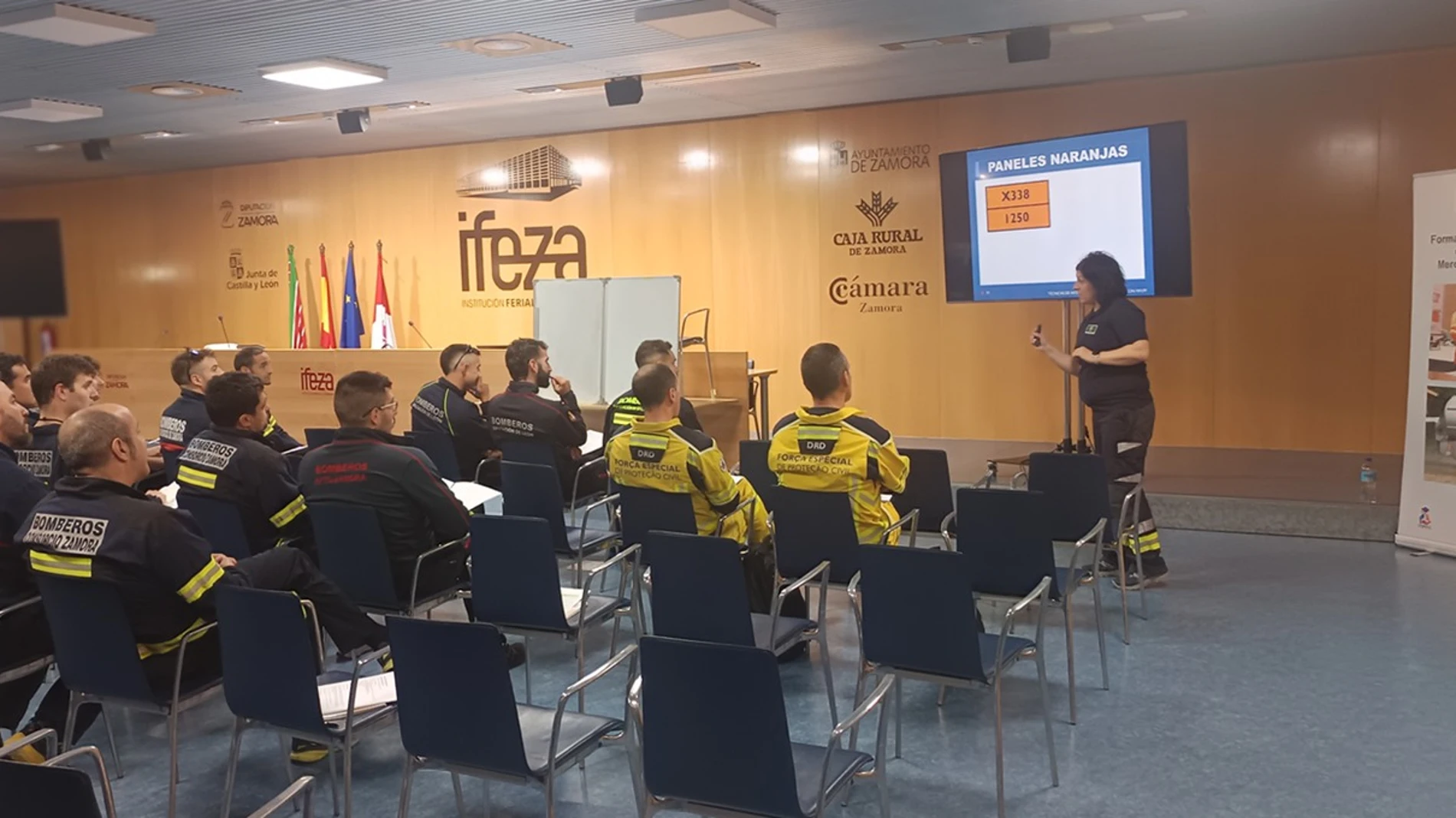 Curso para los bomberos de Castilla y León y Portugal