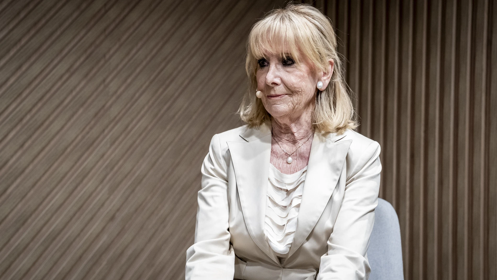 La ex presidenta de la Comunidad de Madrid Esperanza Aguirre