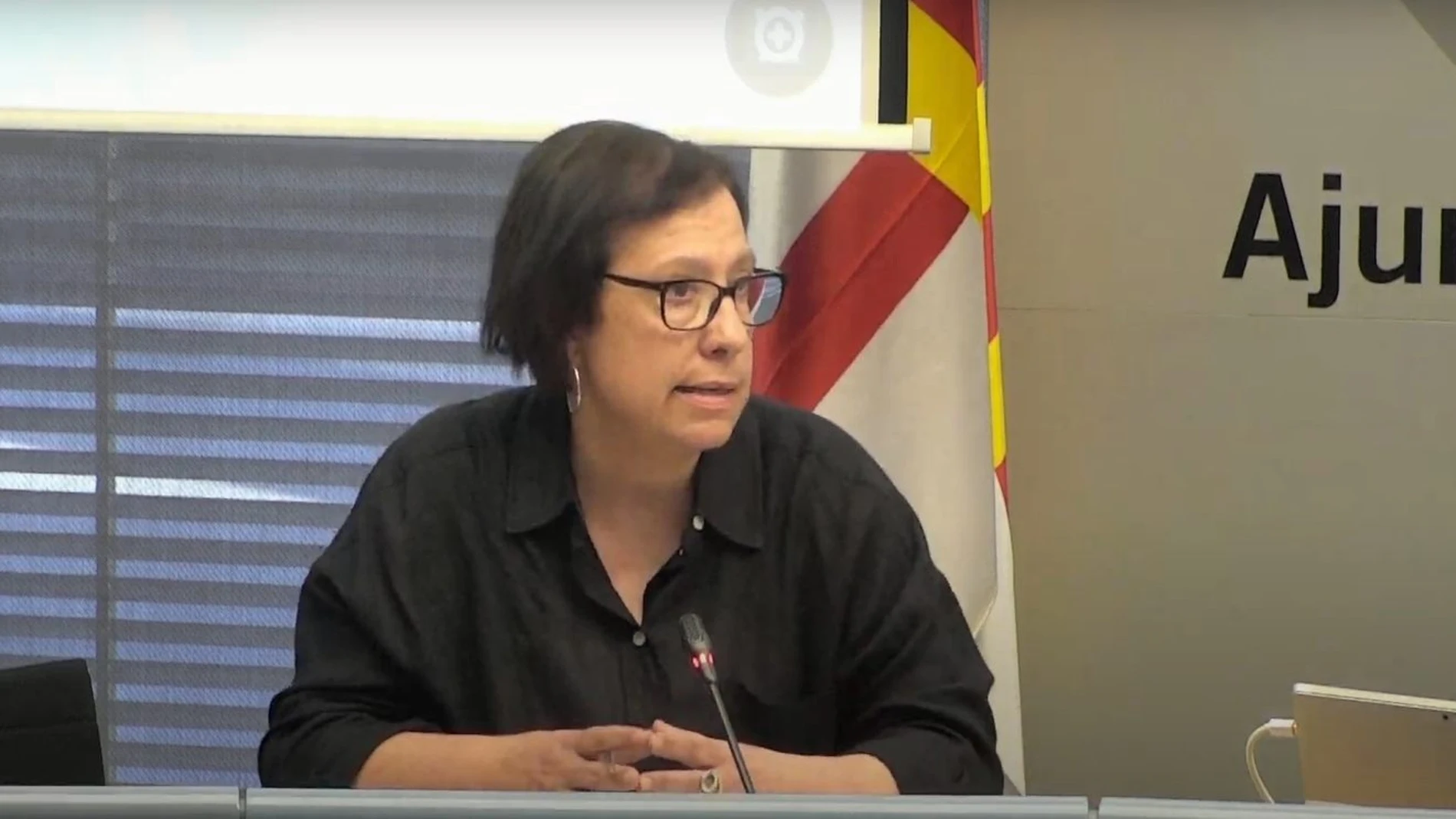 La 5 teniente de alcalde del Ayuntamiento de Barcelona, Raquel Gil, durante la Comisión de Economía del 21 de mayo de 2025. REMITIDA / HANDOUT por AYUNTAMIENTO DE BARCELONA Fotografía remitida a medios de comunicación exclusivamente para ilustrar la noticia a la que hace referencia la imagen, y citando la procedencia de la imagen en la firma 21/05/2025