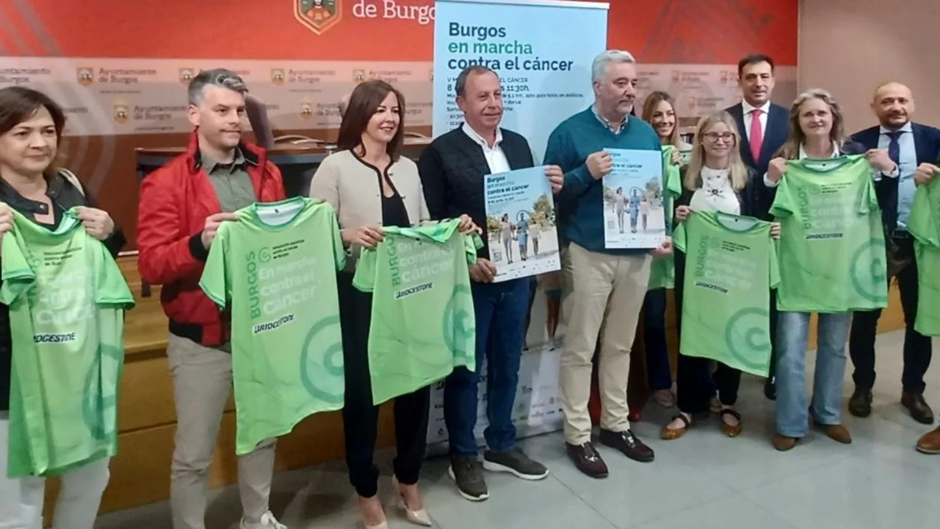Presentación de la V Marcha contra el Cáncer en Burgos