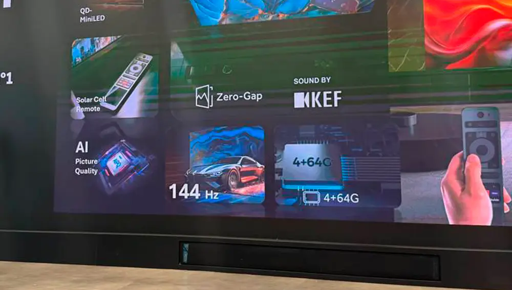 Casi todos los televisores parten de los 120 Hz y los más potentes llegan a los 144 Hz