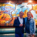 Javier de las Muelas y Javier Mariscal en Dry Martini