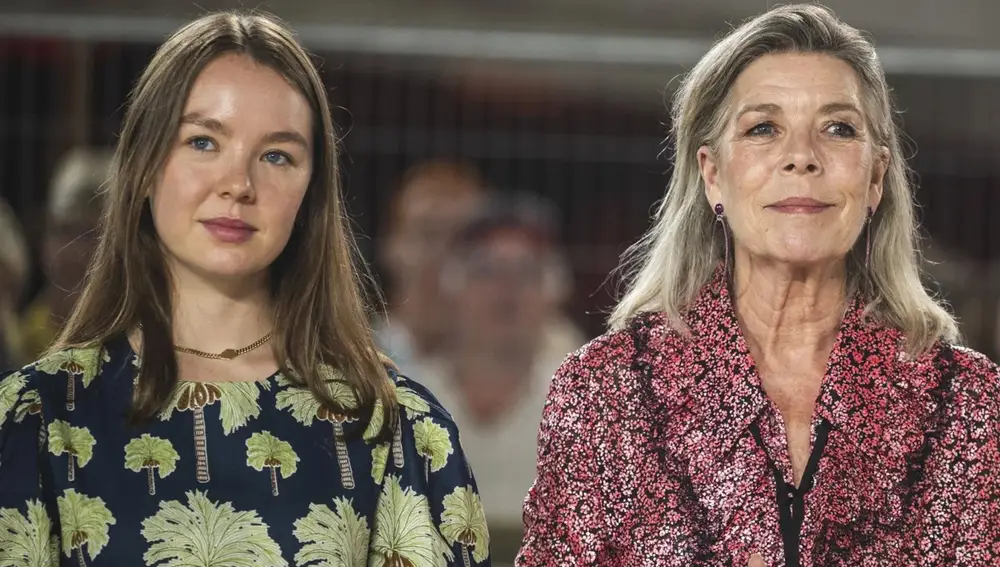 Carolina de Mónaco junto a su hija, Alexandra de Hannover