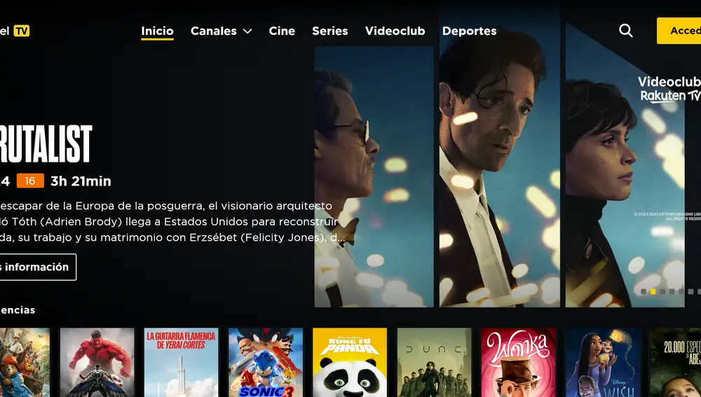 Jazztel TV incluye un amplio repertorio de cine y series