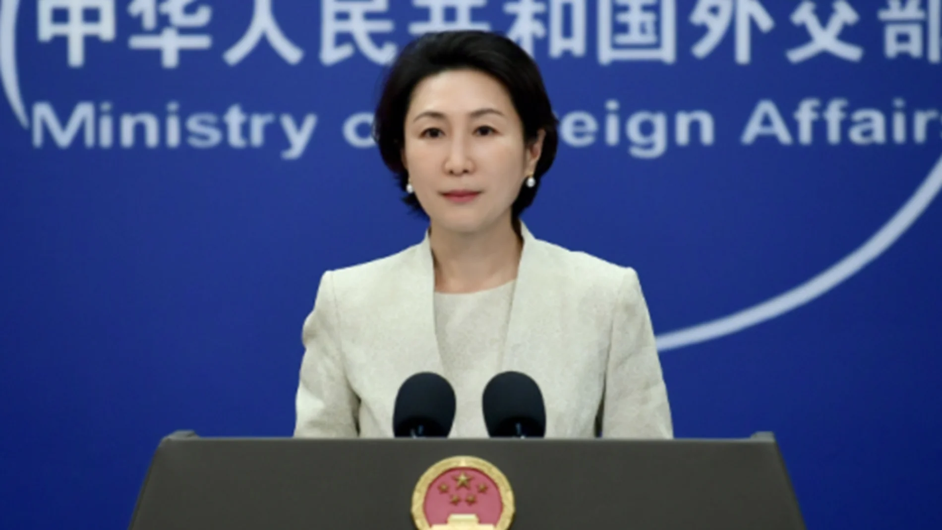 La portavoz del Ministerio de Relaciones Exteriores de China, Mao Ning