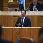 Alfonso Villares, en una intervención parlamentaria. 