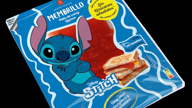 Santa Teresa lanza una nueva línea de alimentación infantil saludable con la imagen de Stich
