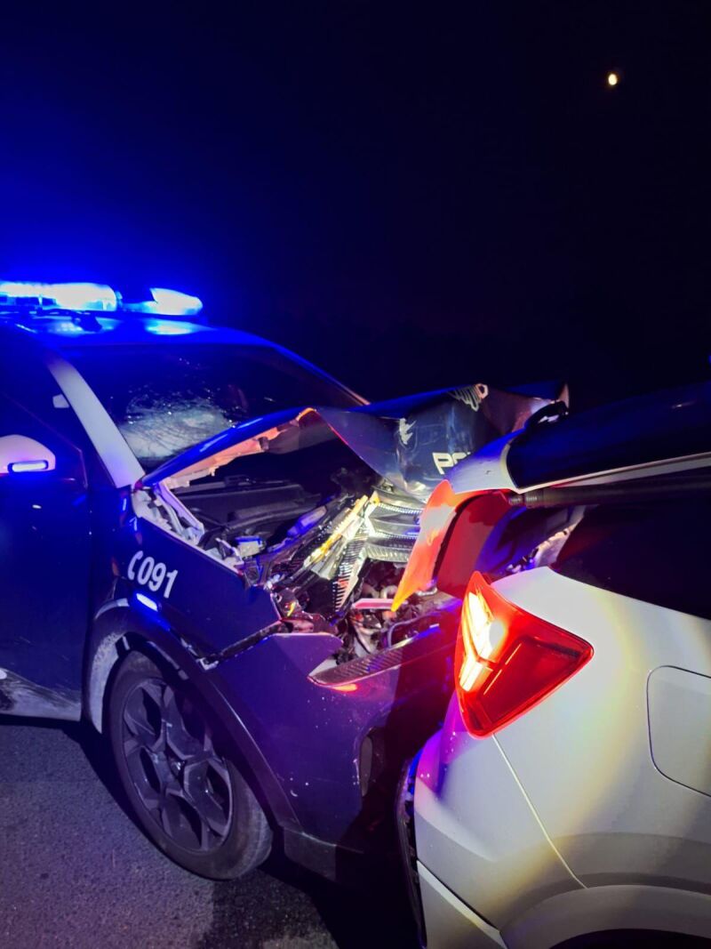 El estado de los coches tras la persecución por las carreteras de Ibiza
