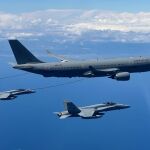 Primeros reabastecimientos en vuelo desde el Airbus A330 MRTT del Ala 45.
