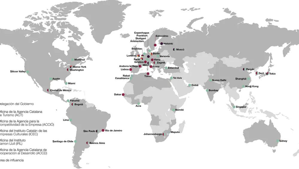 Oficinas del Gobierno de Cataluña en el exterior