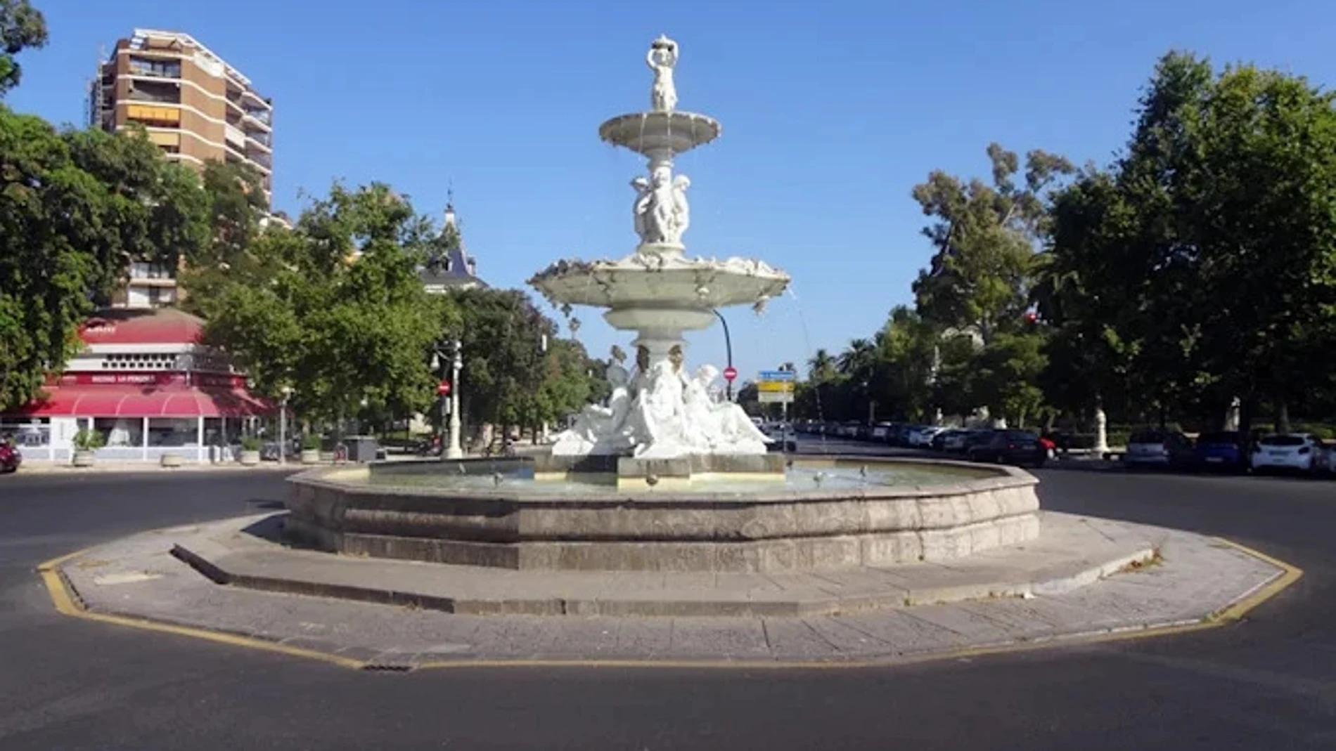La fuente Cuatro Estaciones en Valencia